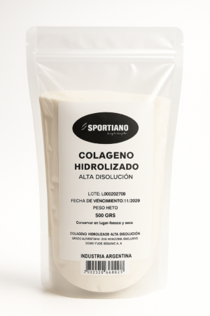 COLÁGENO HIDROLIZADO DE ALTA DISOLUCIÓN 500GR