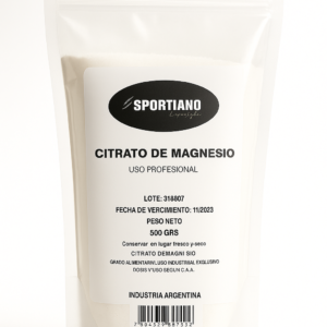 Citrato De Magnesio Puro 500gr
