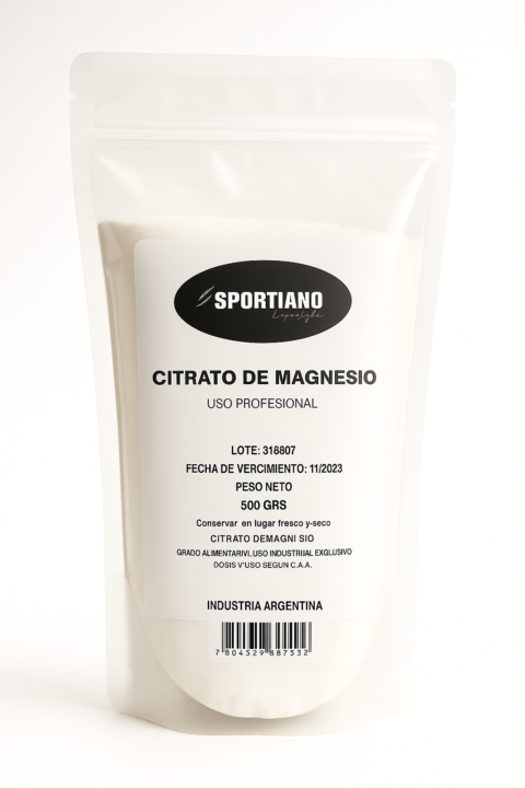 CITRATO DE MAGNESIO 500GR