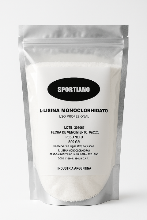 LISINA MONOCLORHIDRATO 500Gr