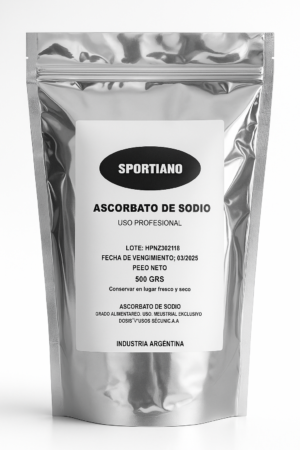 VITAMINA C - ASCORBATO DE SODIO 500GR