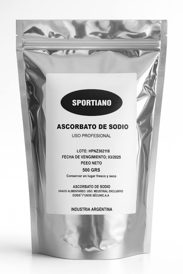 Vitamina C Ascorbato De Sodio 500gr
