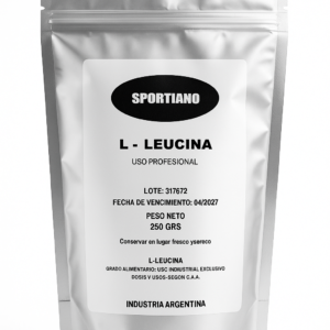 Leucina 250Gr Aminoácido Puro