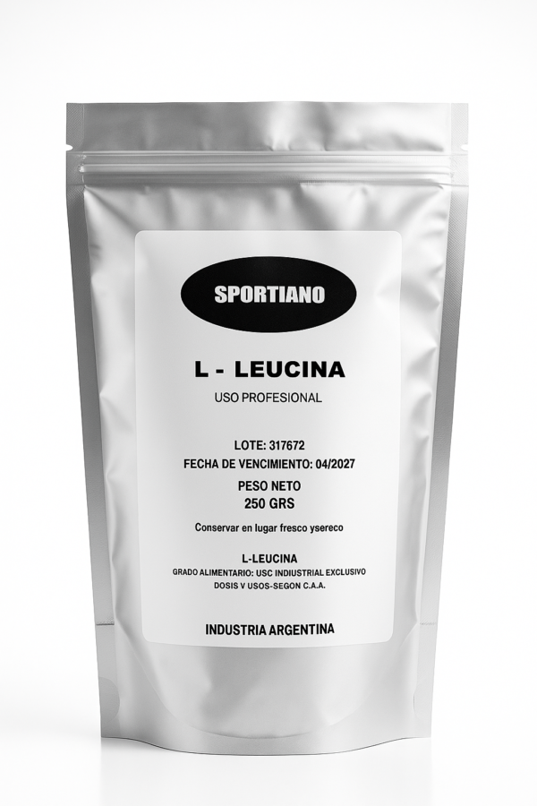 Leucina 250Gr Aminoácido Puro
