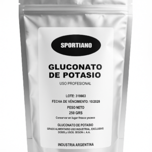 Gluconato De Potasio Puro 250 Grs En Polvo