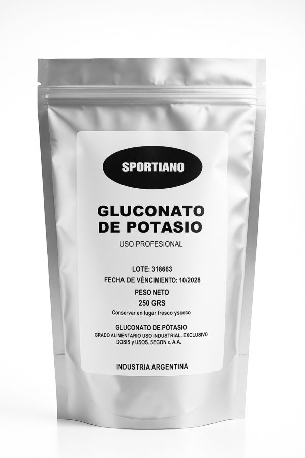 Gluconato De Potasio Puro 250 Grs En Polvo