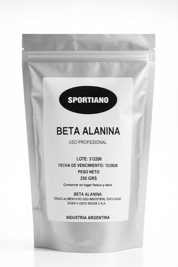 Beta Alanina Pura 250 Gramos