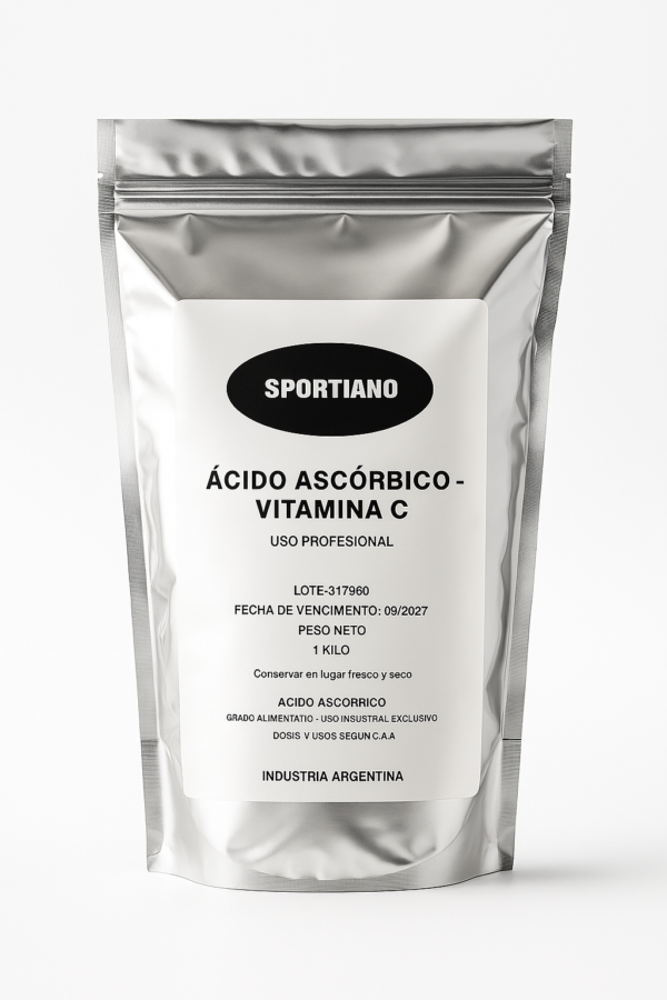 Acido Ascorbico Vitamina C Pura 1 Kg Pura En  Polvo