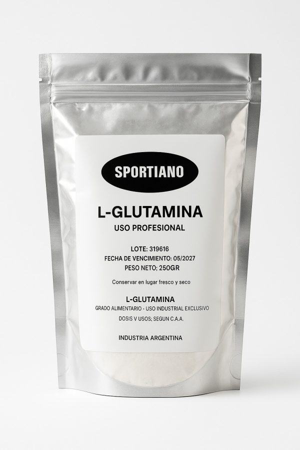 L Glutamina 250Gr Aminoacido Puro 99.5%