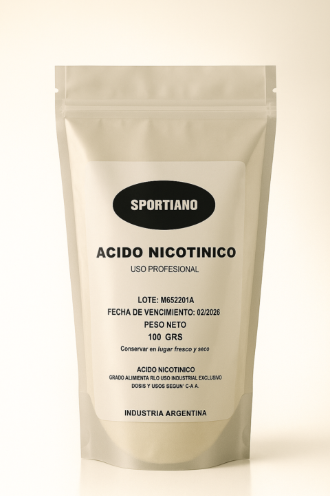 VITAMINA B3 - ACIDO NICOTINICO 100GR