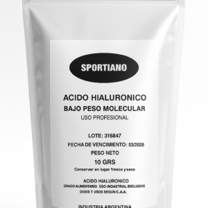 Ácido Hialurónico Puro Grado Usp 10 Gramos