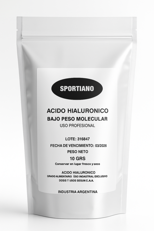 Ácido Hialurónico Puro Grado Usp 10 Gramos