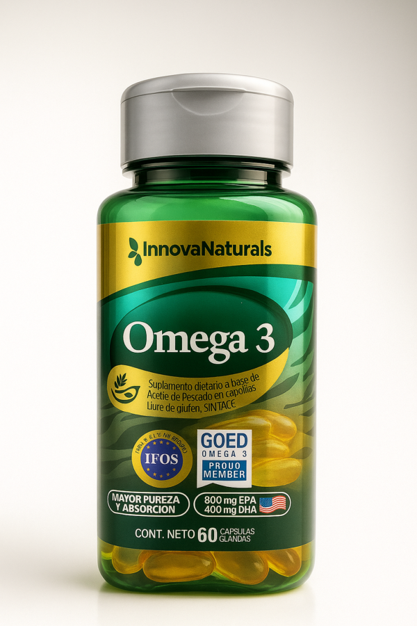 Omega 3 Epa Dha Maxima Calidad Certificacion Ifos 60 Caps