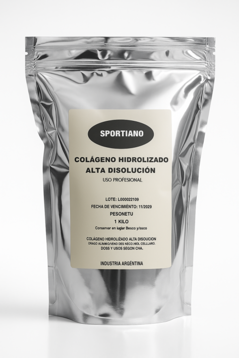 COLÁGENO HIDROLIZADO DE ALTA DISOLUCIÓN 1KG