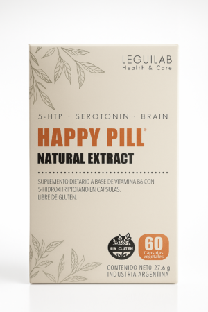 Happy Pill | 5-htp 100mg  X 60 Comp.| Serotonina. Triptofano