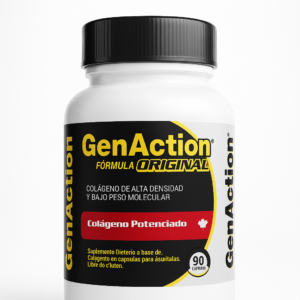 GEN ACTION - Colágeno Hidrolizado Fórmula Original 90 Cápsulas
