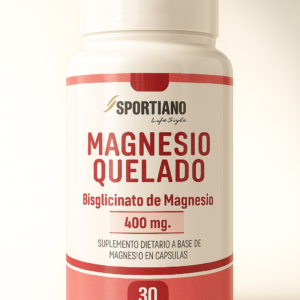 Magnesio quelado 400mg x30 (bisglicinato de magnesio)