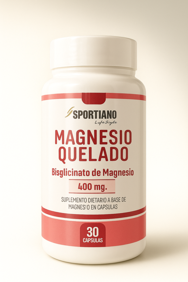 Magnesio quelado 400mg x30 (bisglicinato de magnesio)