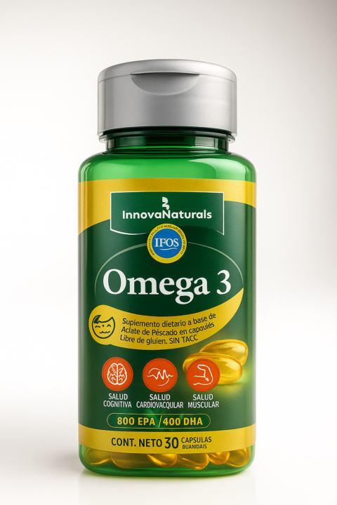 OMEGA 3 INNOVANATURALS X30 CAPSULAS - CERTIFICACION IFOS