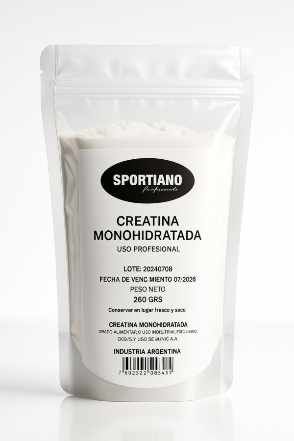 Creatina Monohidratada pura 250gr