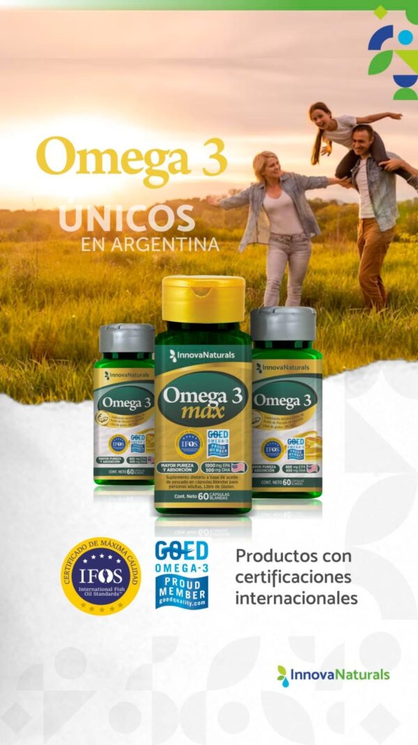 Omega 3 MAX x60 capsulas 1500mg - Imagen 2