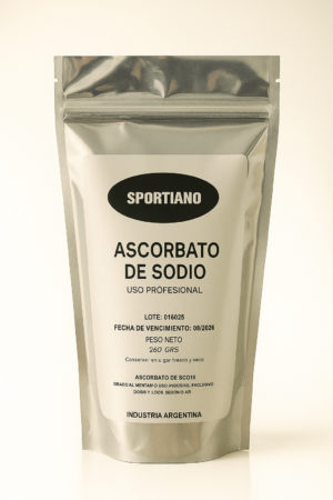 VITAMINA C- ASCORBATO DE SODIO 250GR