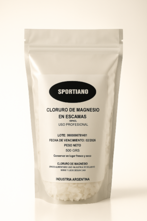 CLORURO DE MAGNESIO EN ESCAMAS 500GR
