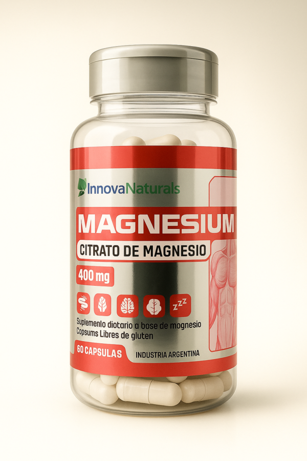 Citrato de magnesio en capsulas x60