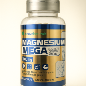 Mega Magnesio x60 capsulas (Glicinato+Citrato+Malato)