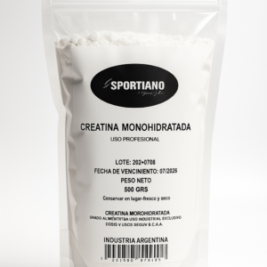 Creatina monohidratada pura 500gr