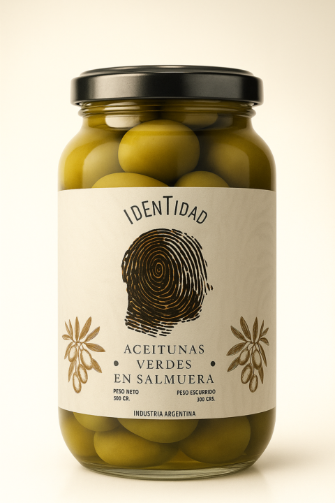 ACEITUNAS VERDES EN SALMUERO 500GR