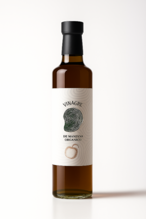 VINAGRE DE MANZANA ORGÁNICO 500CC