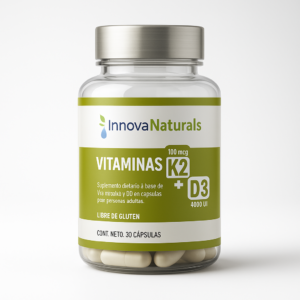 VITAMINA K2 100MCG + D3 4000UI X30 CAPSULAS