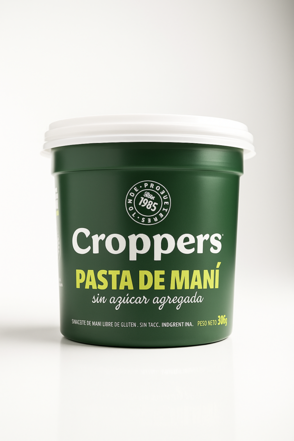 Pasta Natural de Maní x 305 gr "Croppers"