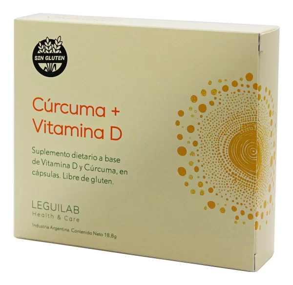 Curcuma + Vitamina D3 x30 capsulas "Leguilab"