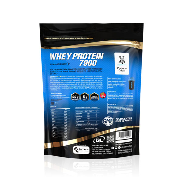 WHEY PROTEIN 500GR CHOCOLATE - GENTECH - Imagen 2
