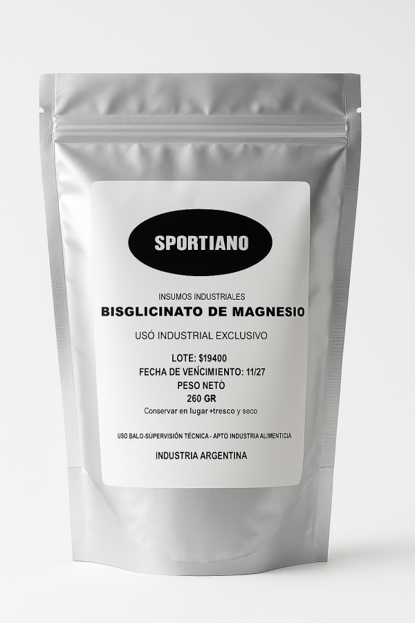 Bisglicinato de magnesio 250gr