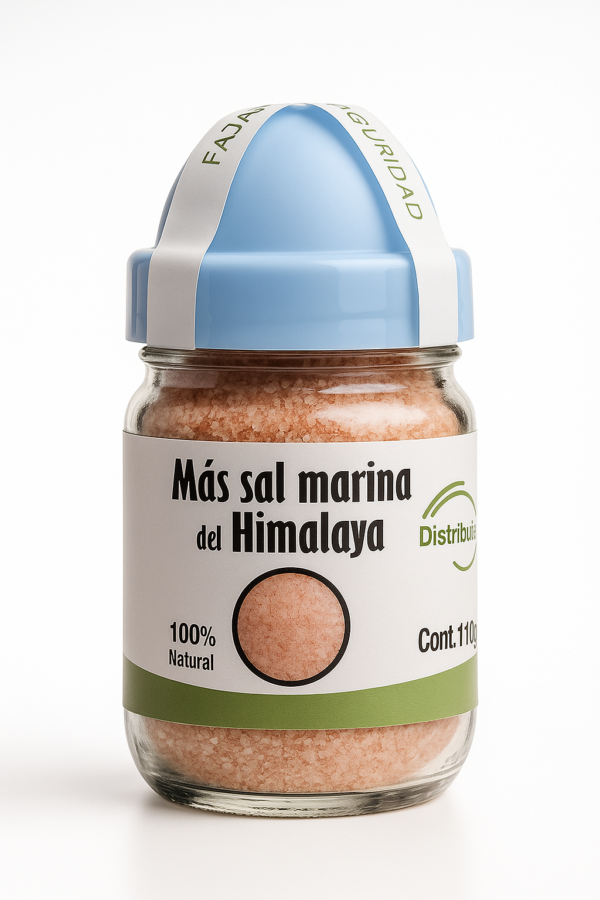 SAL DEL HIMALAYA 100GR EN SALERO DE VIDRIO