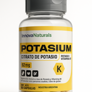 Citrato de potasio 46mg x60 capsulas