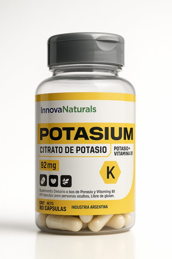 Citrato de potasio 46mg x60 capsulas