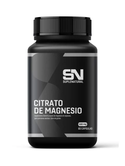 CITRATO DE MAGNESIO 500MG X60 CAPSULAS "SUPLE NATURAL"