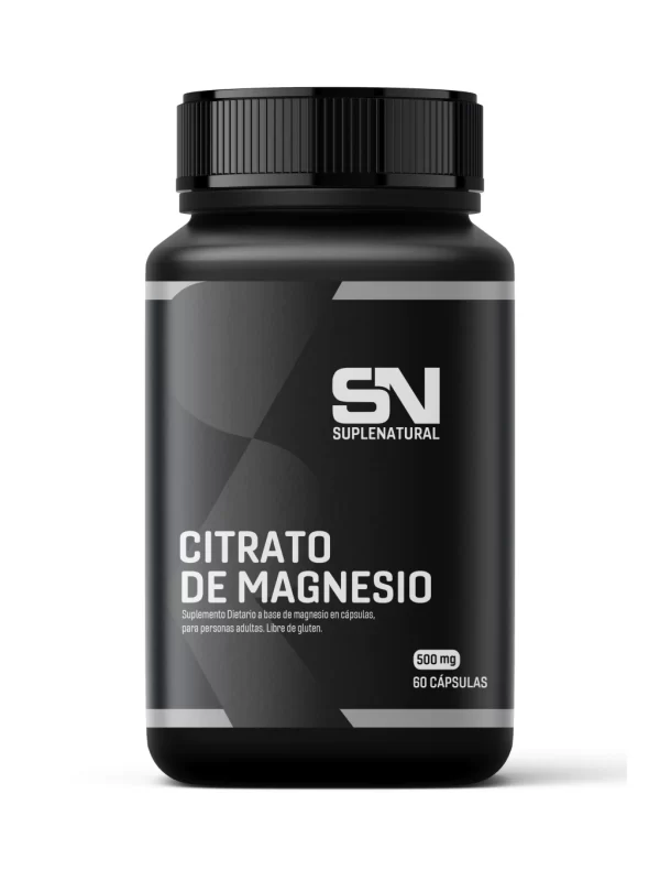 Citrato de magnesio 500mg x60 caps SN