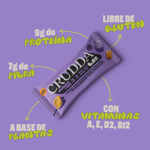 Crudda Bar Arándanos y Nuez 40gr
