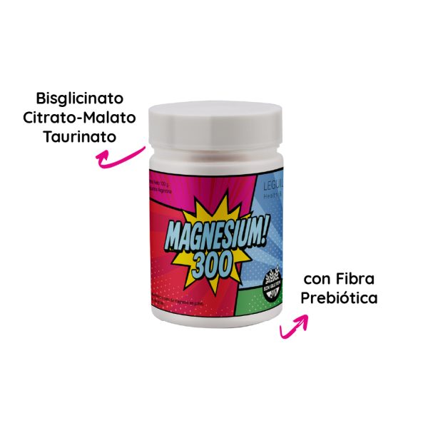 Magnesium 300 - 120gr (Bisglicinato, Citrato-Malato, Taurinato) - Imagen 3