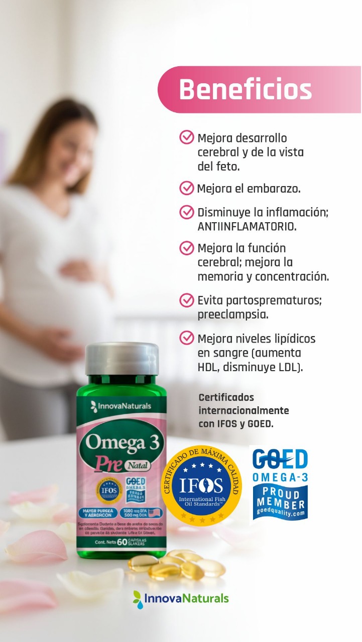 Omega 3 Prenatal x60 capsulas - Imagen 3
