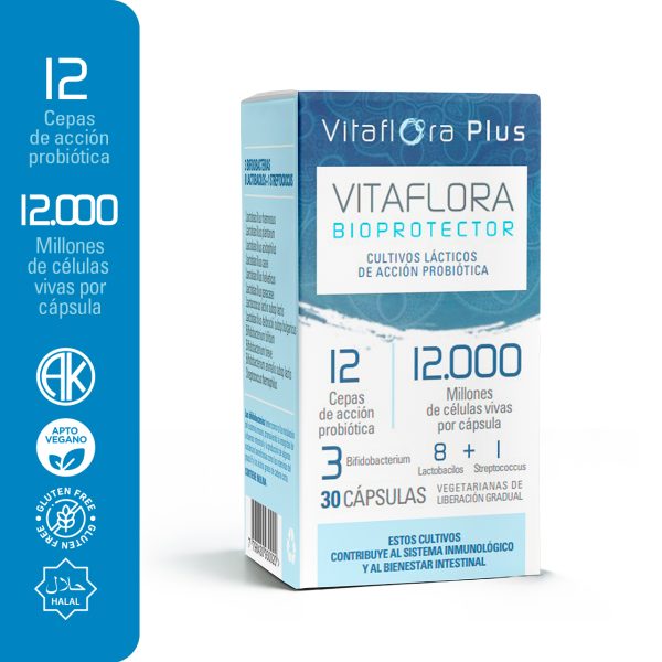 Probiótico Vitaflora Plus Bioprotector x 30 capsulas