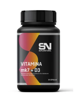 VITAMINA MK7 (K2) + D3 X30 CAPSULAS "SUPLE NATURAL"