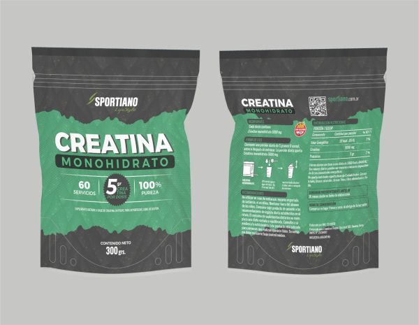 Creatina Monohidratada 300gr - SIN TACC - Imagen 2