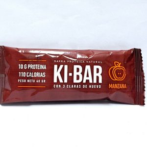 BARRITA PROTEICA NATURAL KI-BAR 40GR - SABOR MANZANA