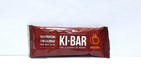 BARRITA PROTEICA NATURAL KI-BAR 40GR - SABOR MANZANA